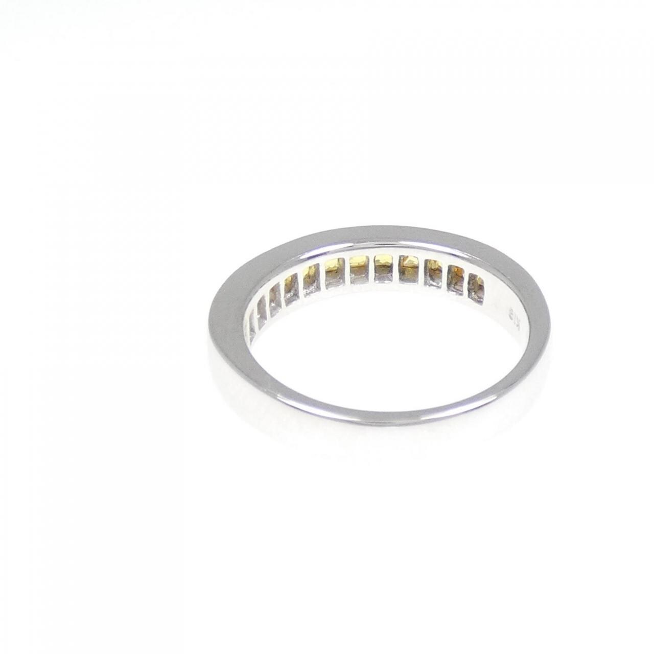 K18WG サファイヤ リング 0.79CT
