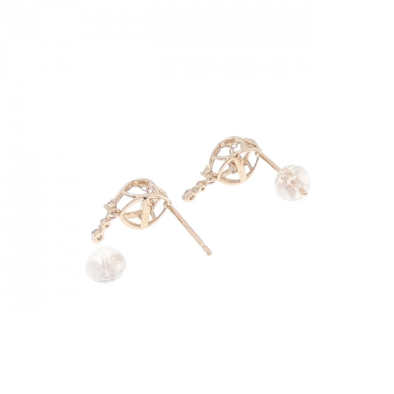 K18PG ダイヤモンド ピアス 0.26CT