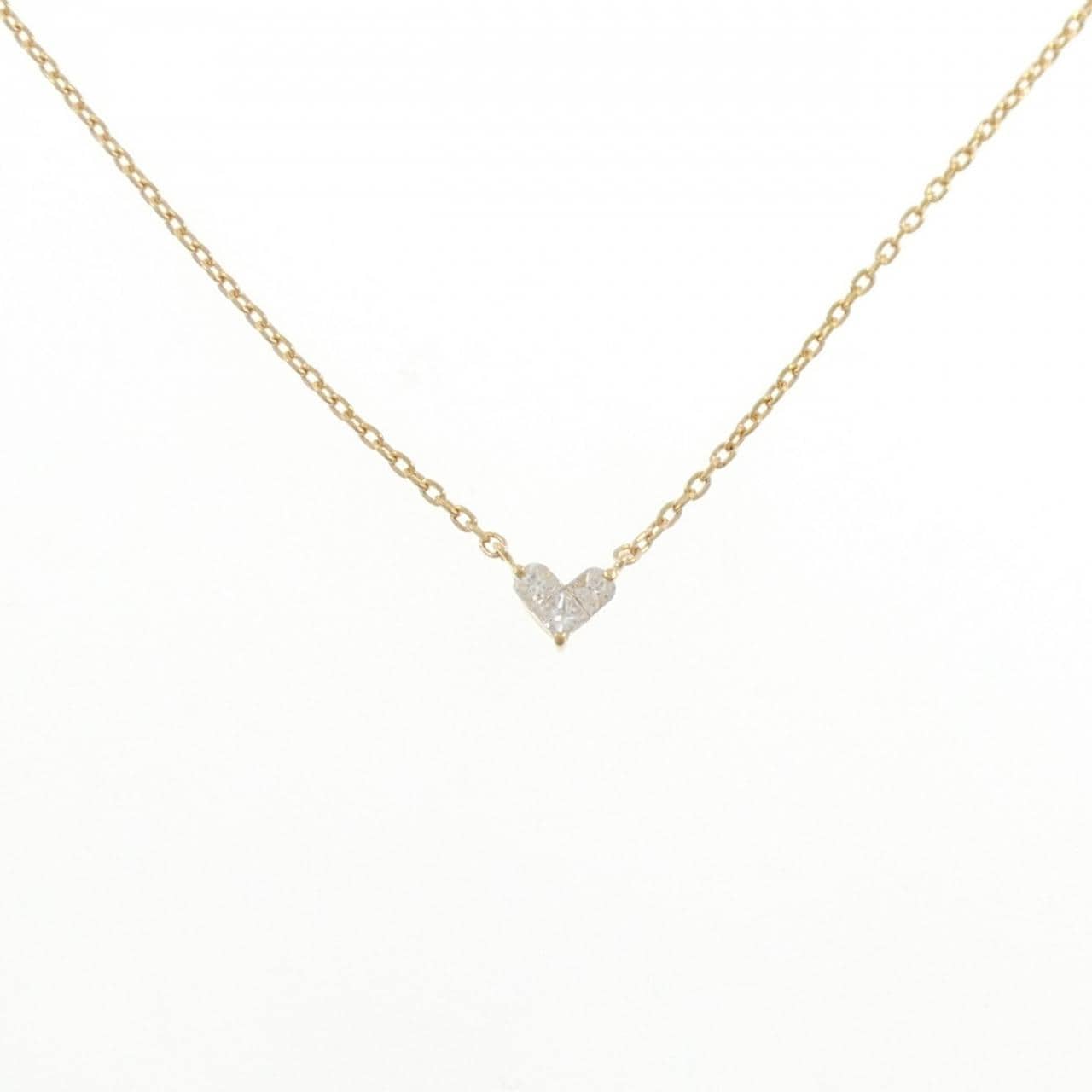 スタージュエリー ミステリアスハート ネックレス 0.10CT