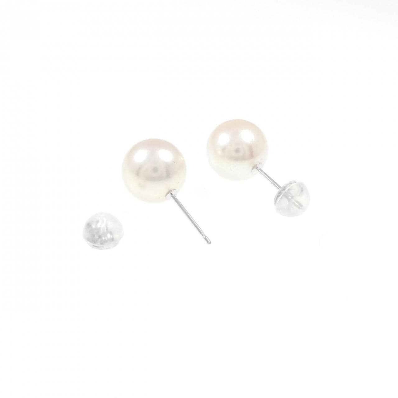 K14WG Akoya pearl earrings 9mm