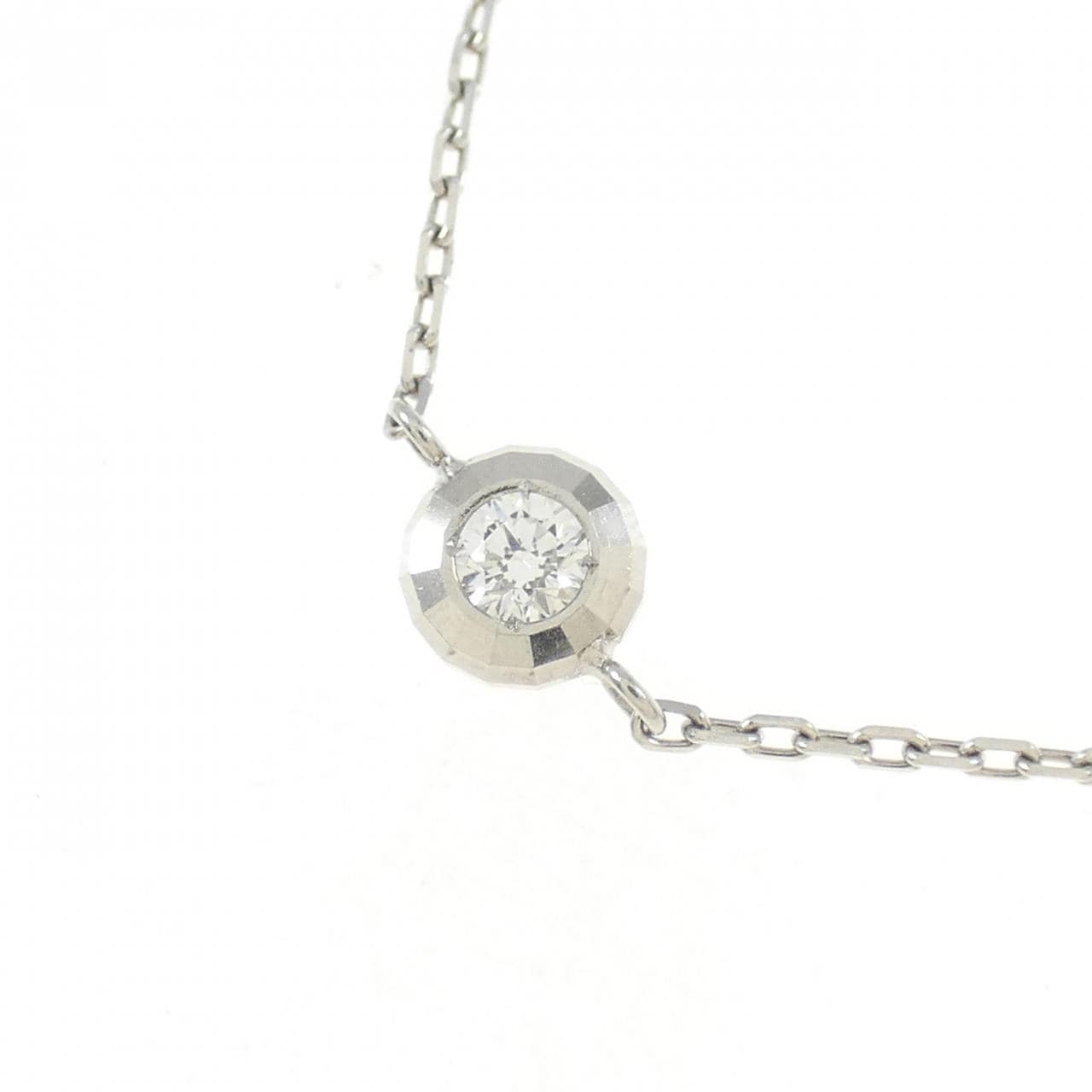 [BRAND NEW] PT Diamond Necklace 0.503CT