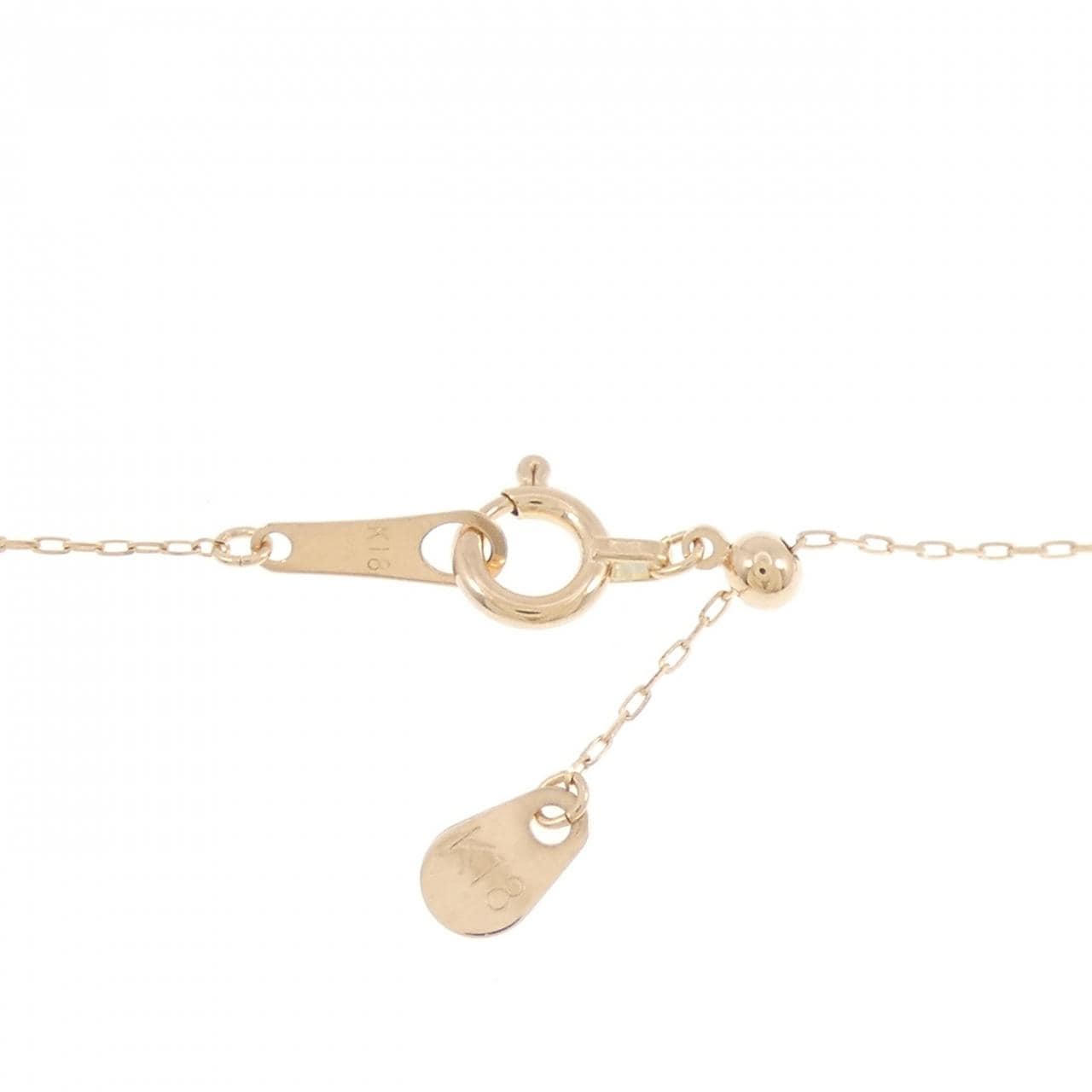 K18PG ダイヤモンド ネックレス 0.03CT