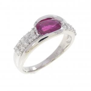 PT900 ルビー リング 0.95CT