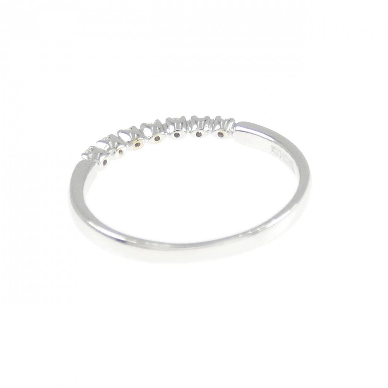 K14WG ダイヤモンド リング 0.09CT