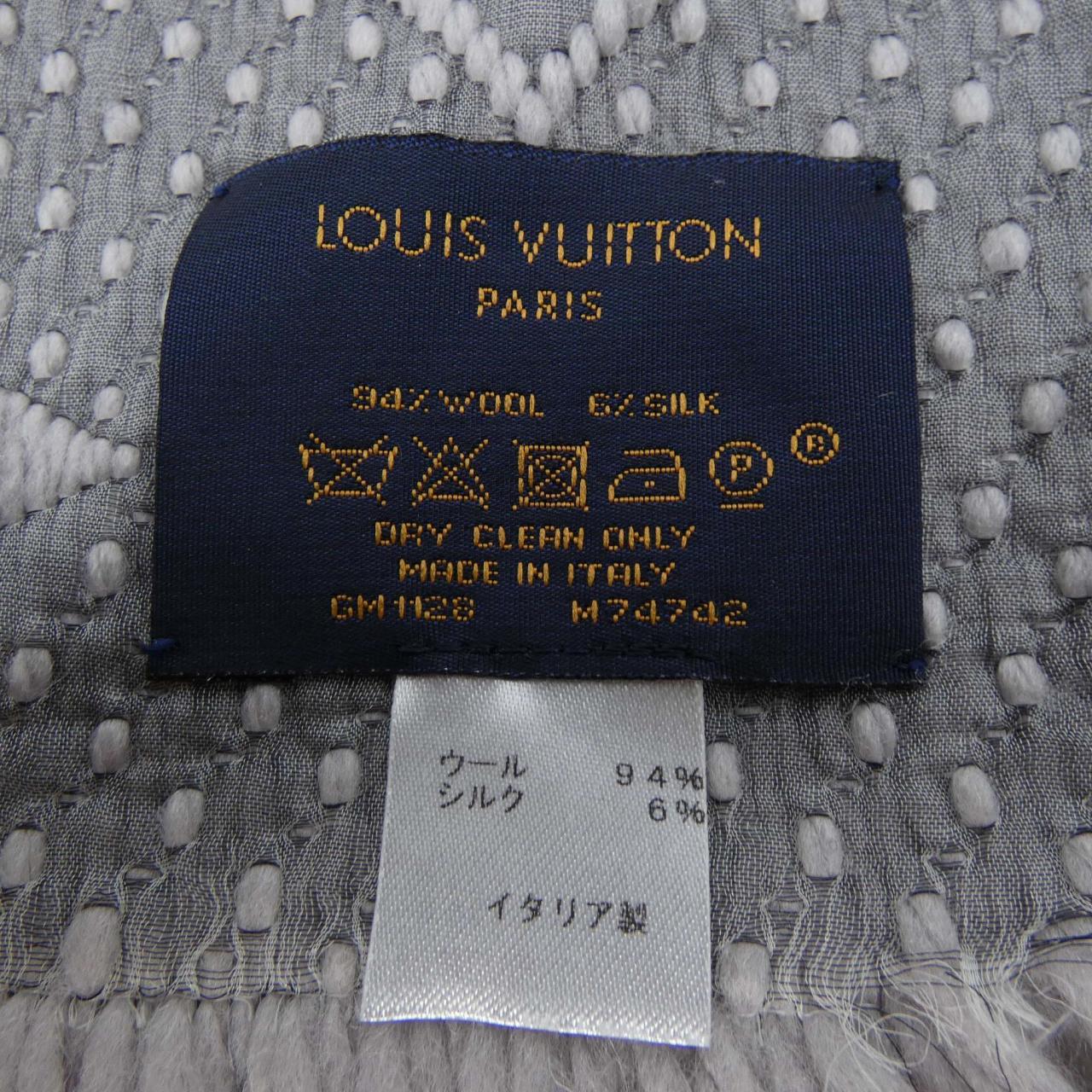 ルイヴィトン LOUIS VUITTON ロゴマニア M74742 MUFFLER