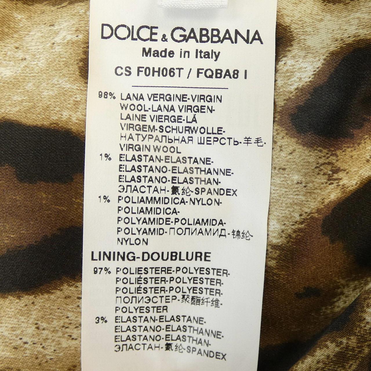 ドルチェアンドガッバーナ DOLCE&GABBANA F0H06T/FQBA8 コート