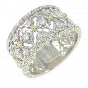 PT/K18YG ダイヤモンド リング 0.35CT