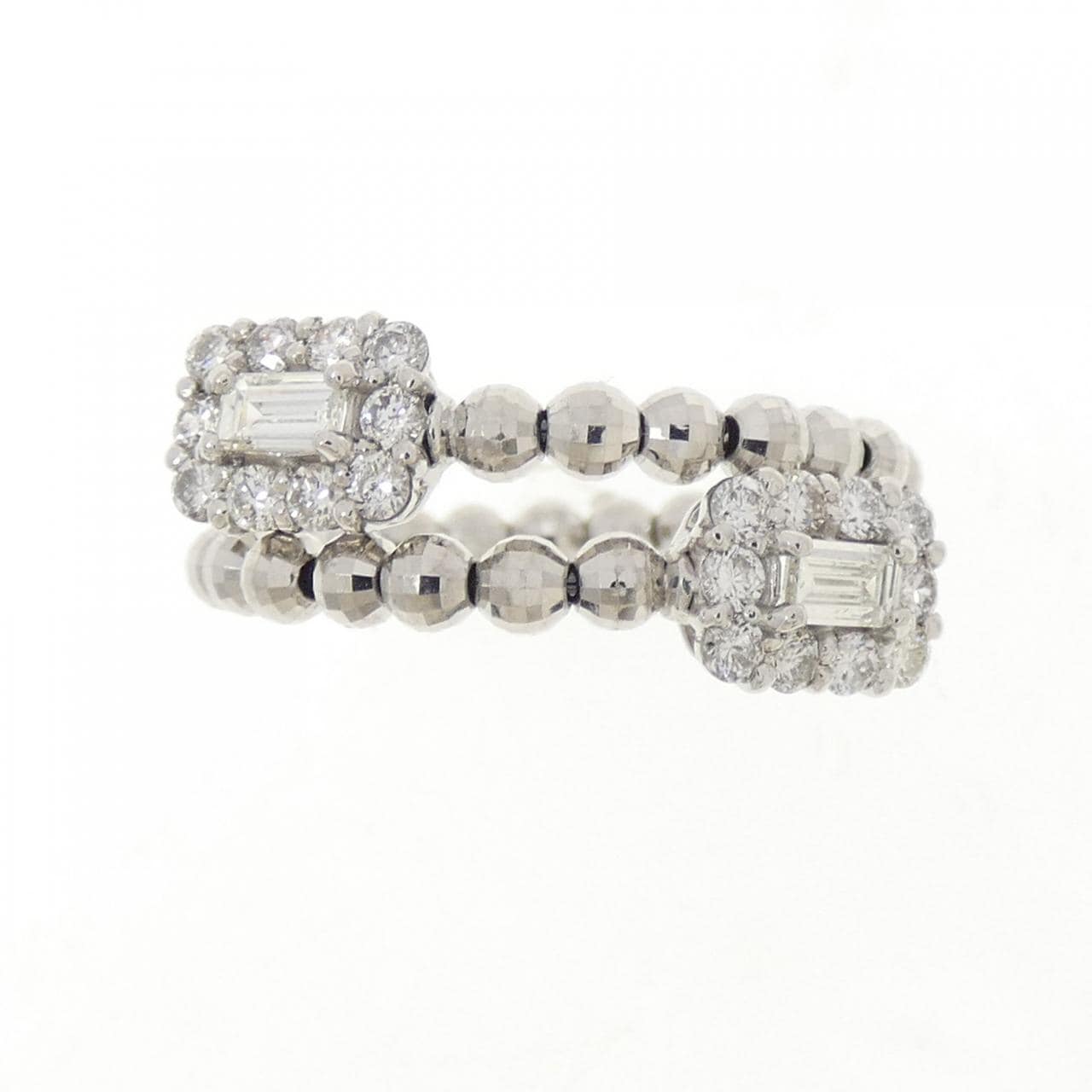 PT950/PT850 ダイヤモンド リング 0.50CT