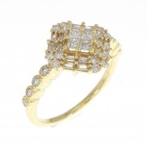 K18YG ダイヤモンド リング 0.50CT
