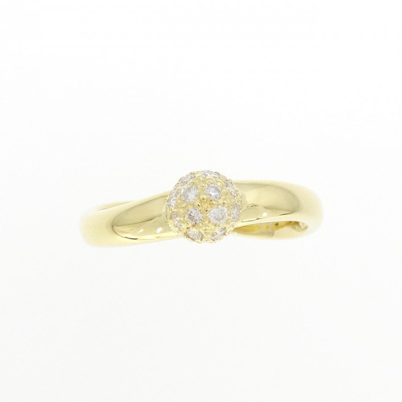 K18YG ダイヤモンド リング 0.20CT