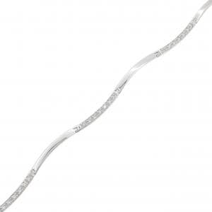K18WG ダイヤモンド ブレスレット 0.35CT