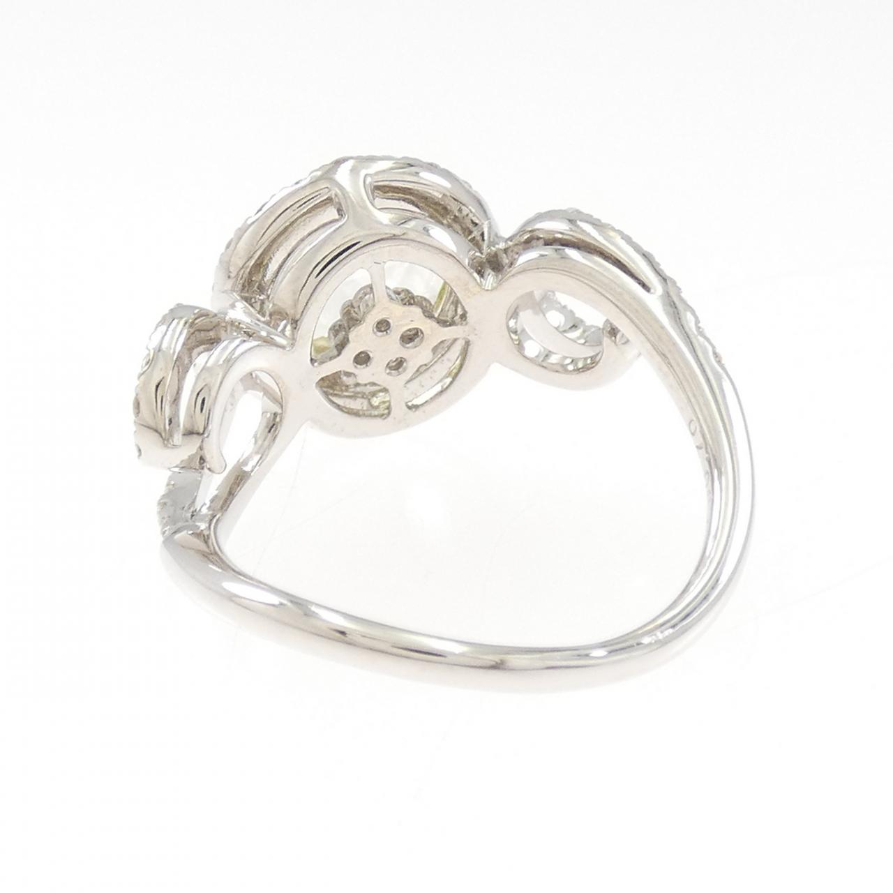 K18WG ダイヤモンド リング 0.70CT