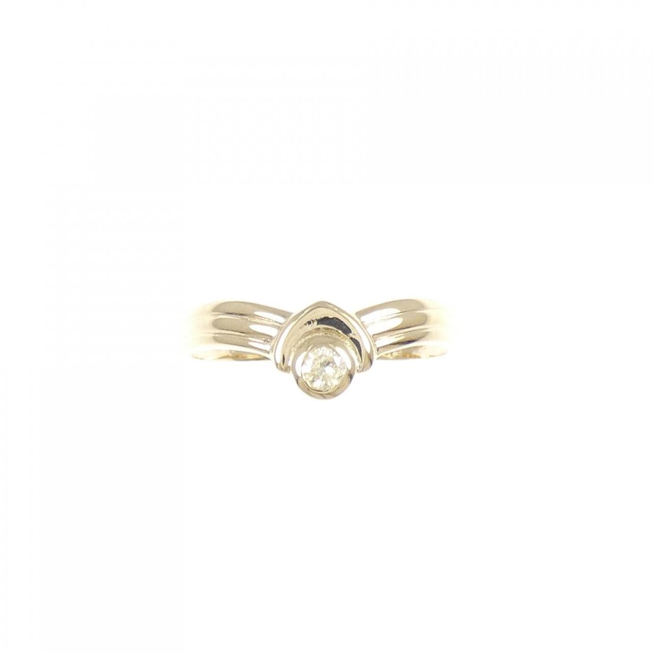 K18YG ダイヤモンド リング 0.09CT