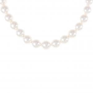 [BRAND NEW] Silver Clasp Akoya Pearl Necklace 7.5-8mm