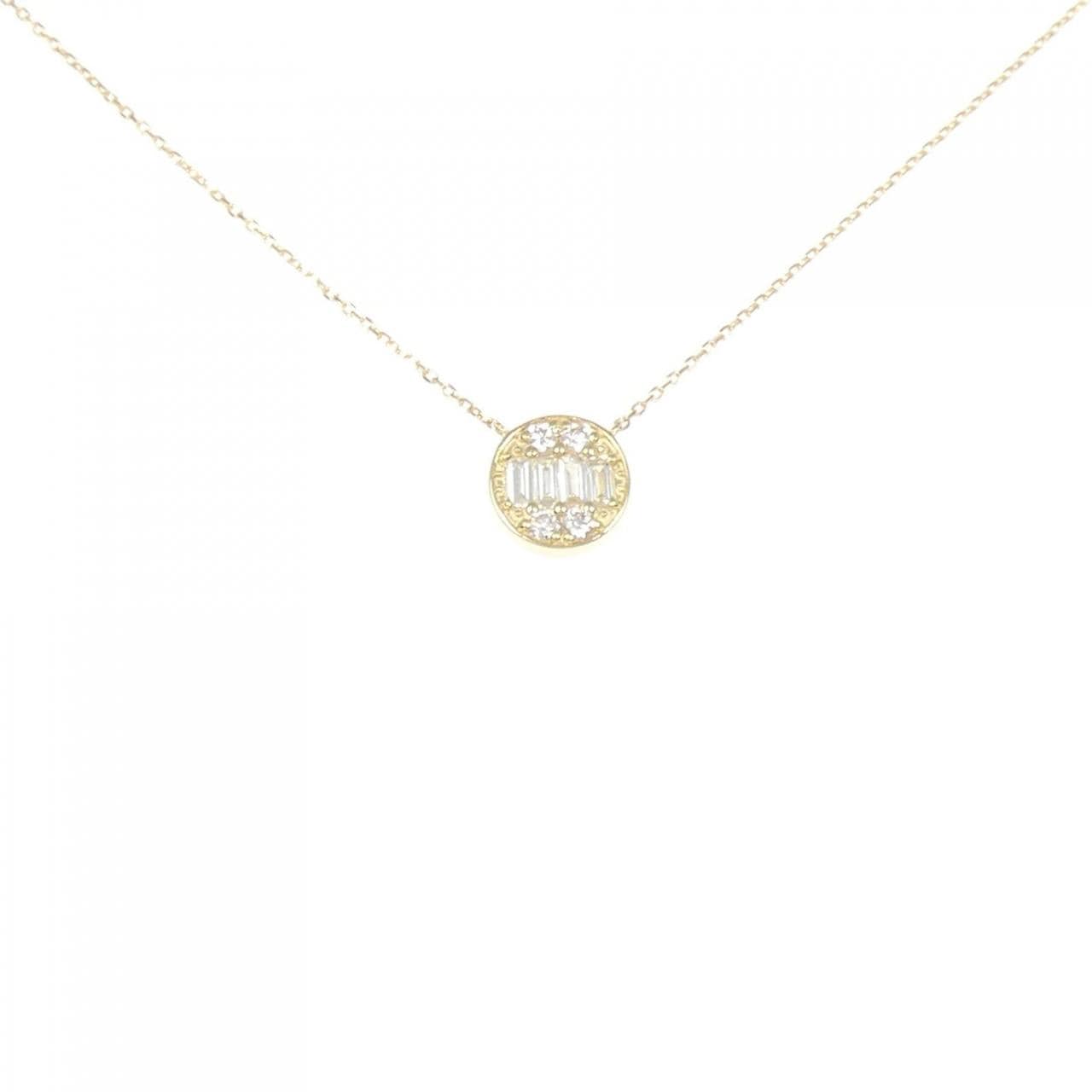 【新品】K18YG ダイヤモンド ネックレス 0.30CT