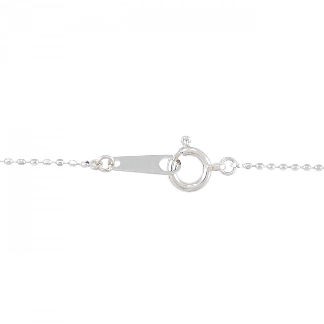 K18WG クロス ダイヤモンド ネックレス 1.00CT