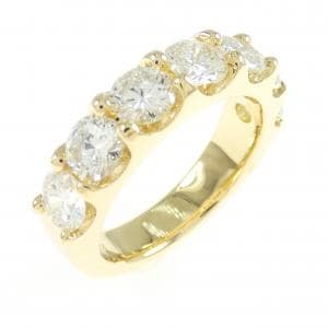 【新品】K18YG ダイヤモンド リング 2.034CT G SI1-2 Good