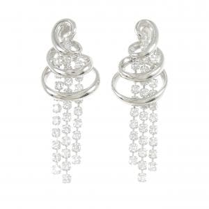 PT900 ダイヤモンド ピアス 2.00CT