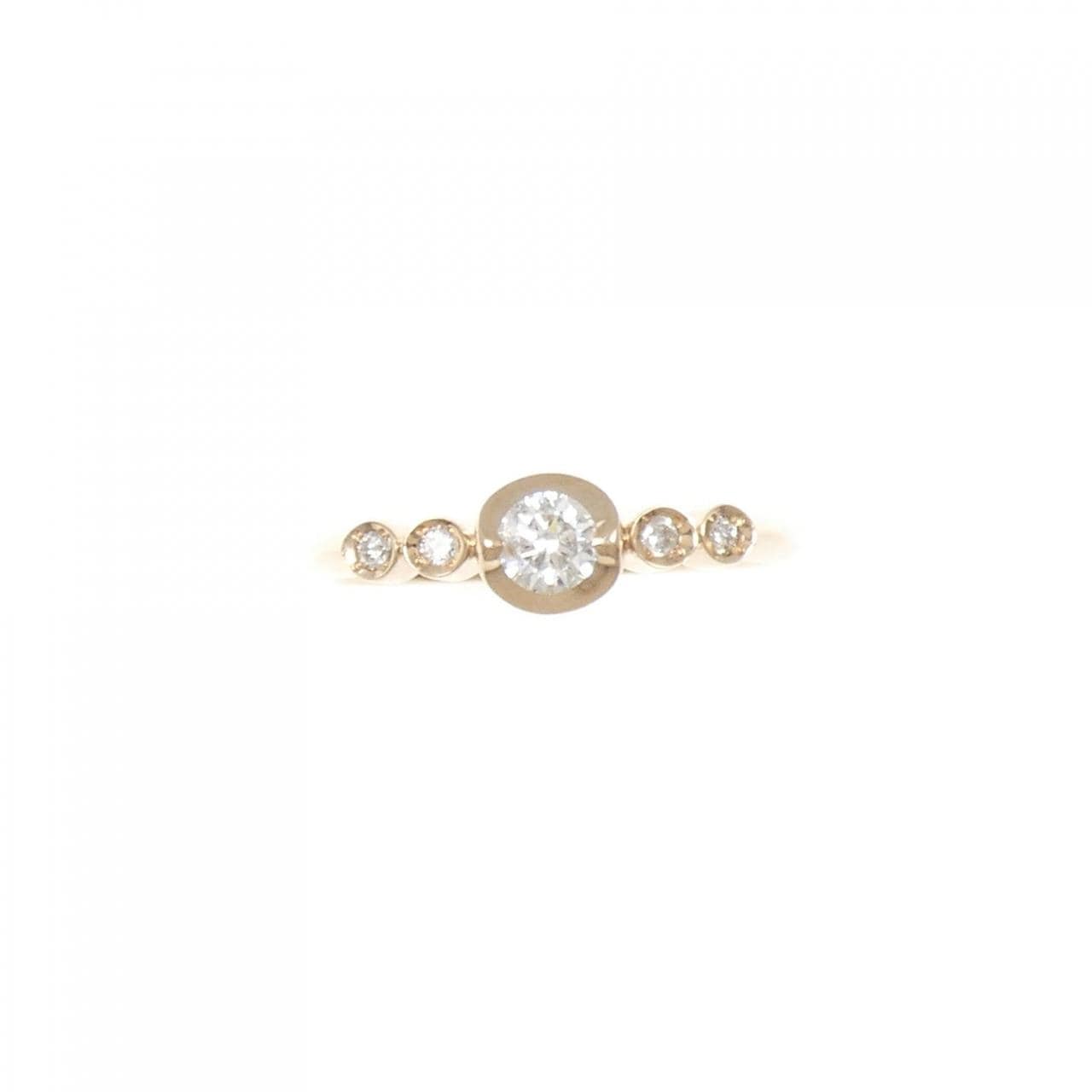 K18PG ダイヤモンド リング 0.2CT