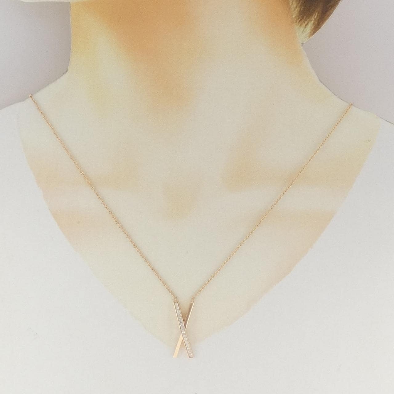 ティファニー アトラス X ラージ ネックレス 0.19CT