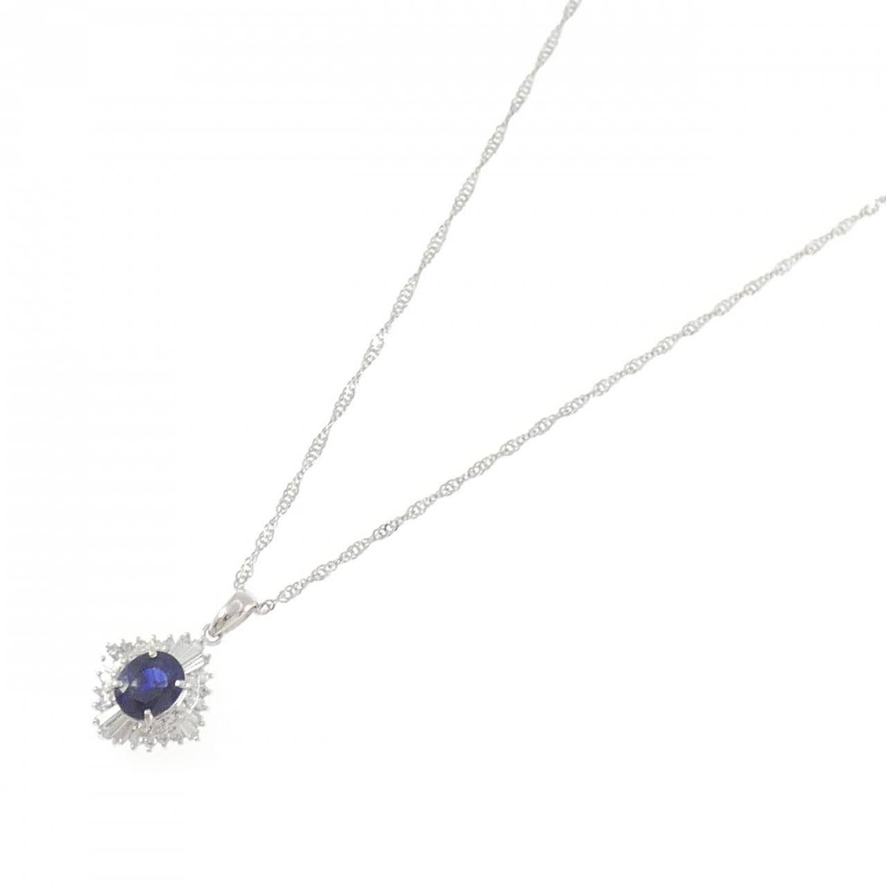 PT900/PT850 サファイヤ ネックレス 1.74CT