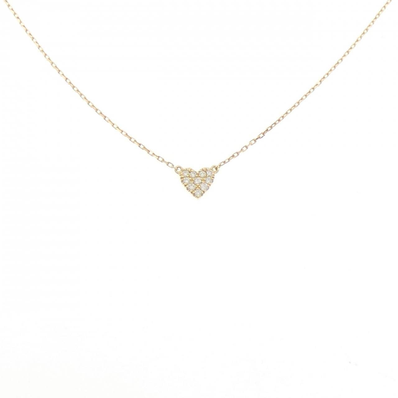 アーカー ハートパヴェ ネックレス 0.05CT