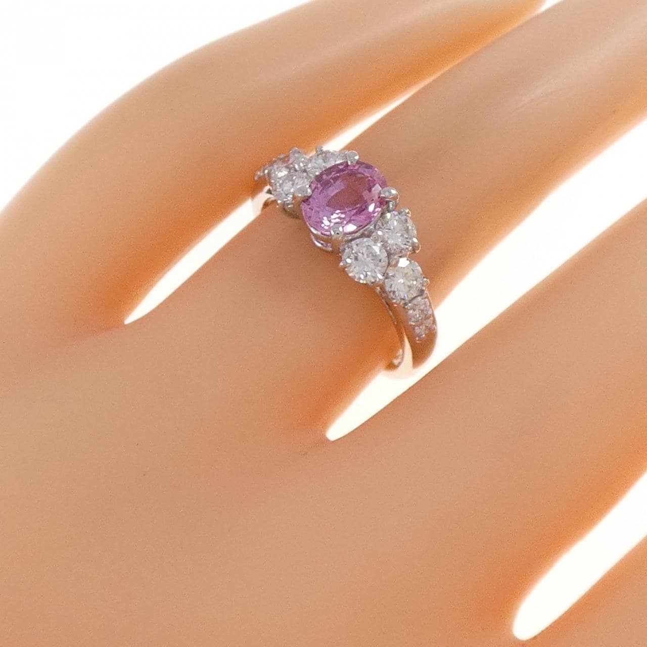 PT900 サファイヤ リング 1.073CT