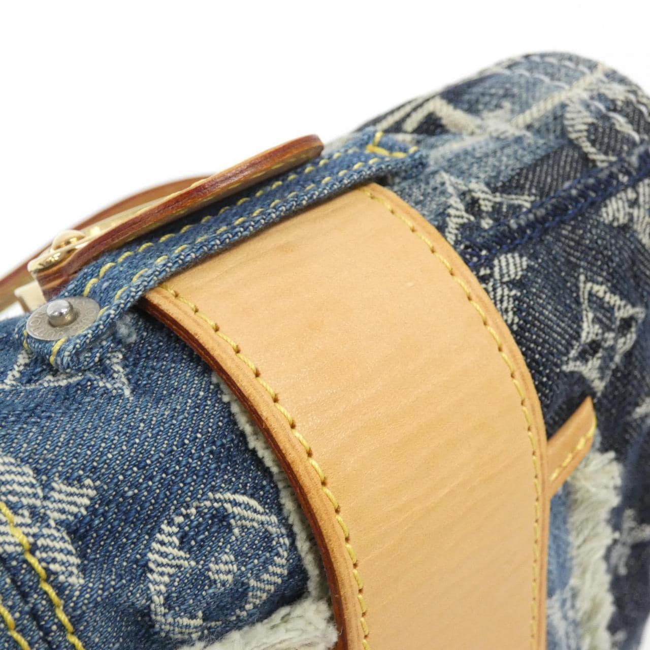 LOUIS VUITTON Monogram Denim Patchwork Posty M95374 Shoulder Bag