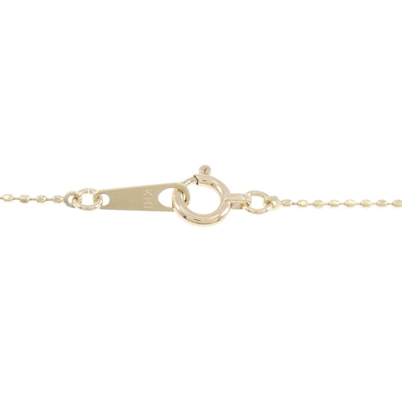 K10YG ball chain necklace