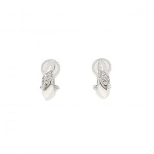 K18WG ダイヤモンド ピアス/イヤリング 0.10CT
