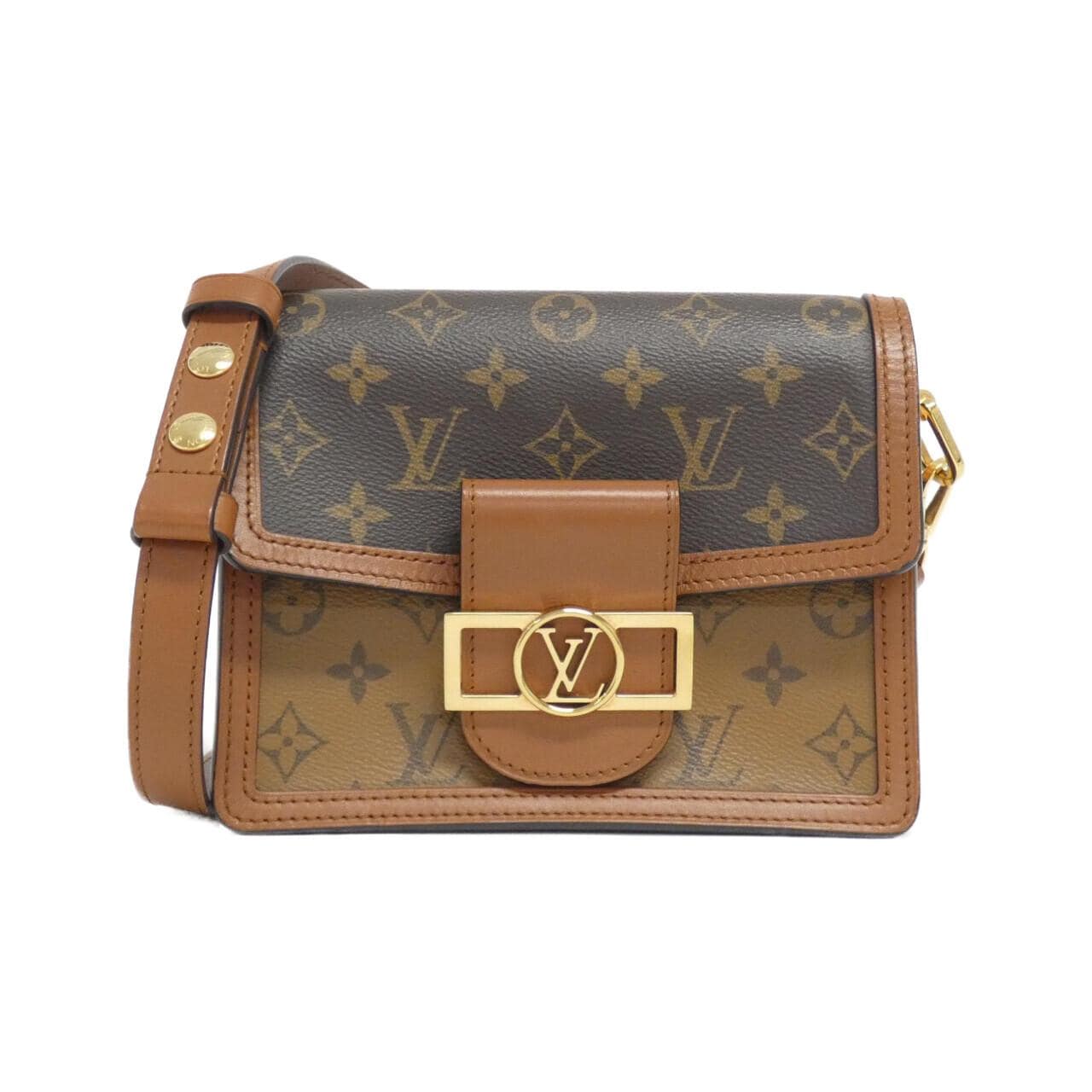 LOUIS VUITTON Monogram Reverse Dauphine MINI M44580 肩背包