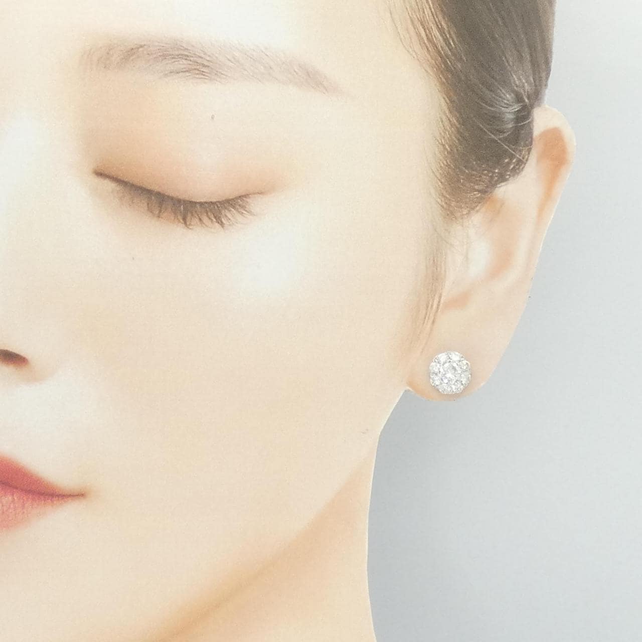 PT900 ダイヤモンド ピアス 2.00CT