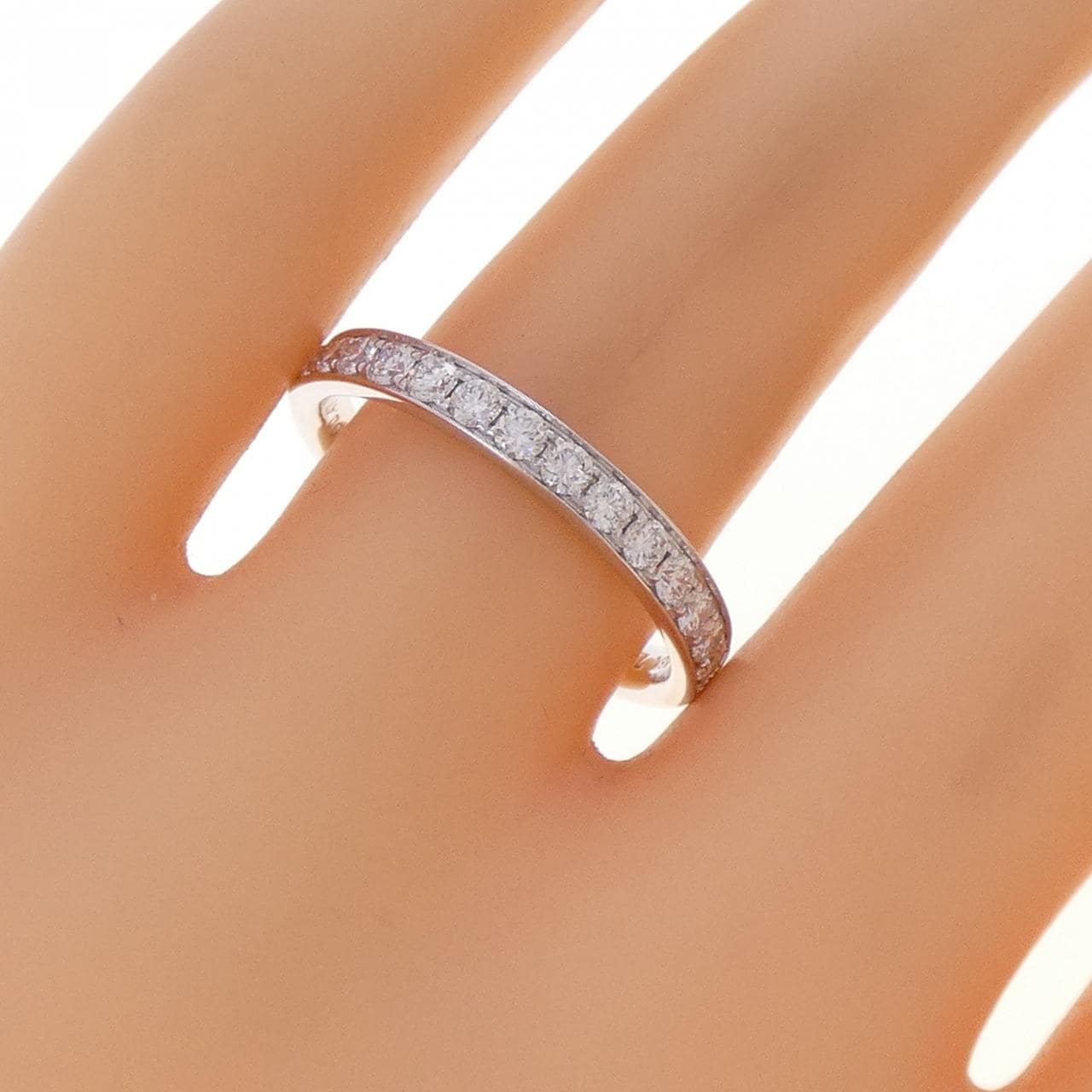 750WG ダイヤモンド リング 0.47CT
