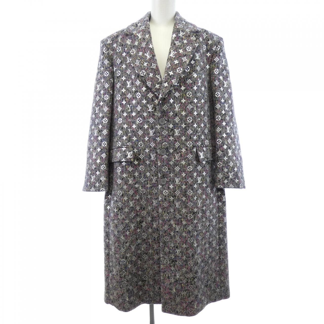 ルイヴィトン LOUIS VUITTON シルバーモノグラムフェルトコート HLC70EHI8 コート