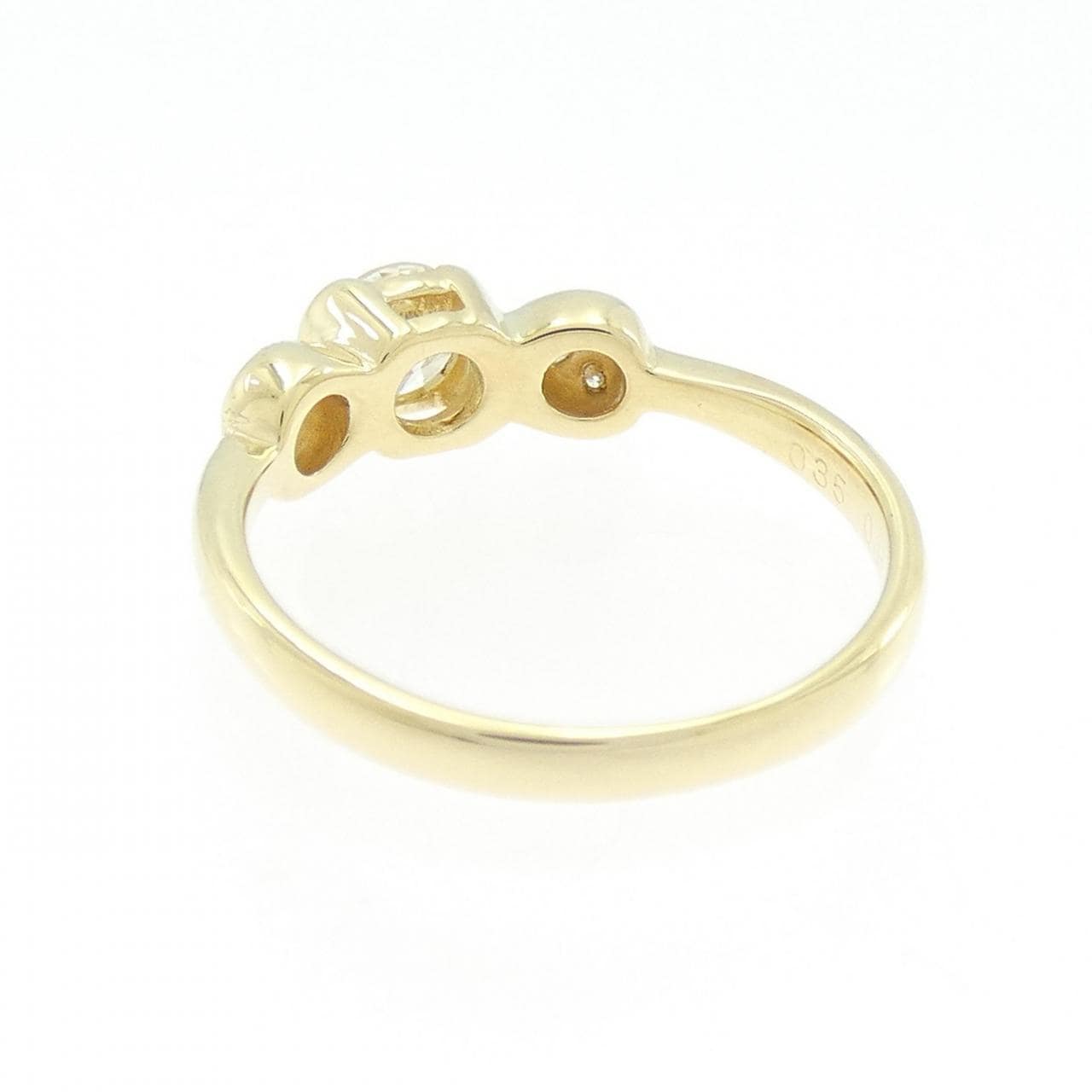 K18YG ダイヤモンド リング 0.35CT