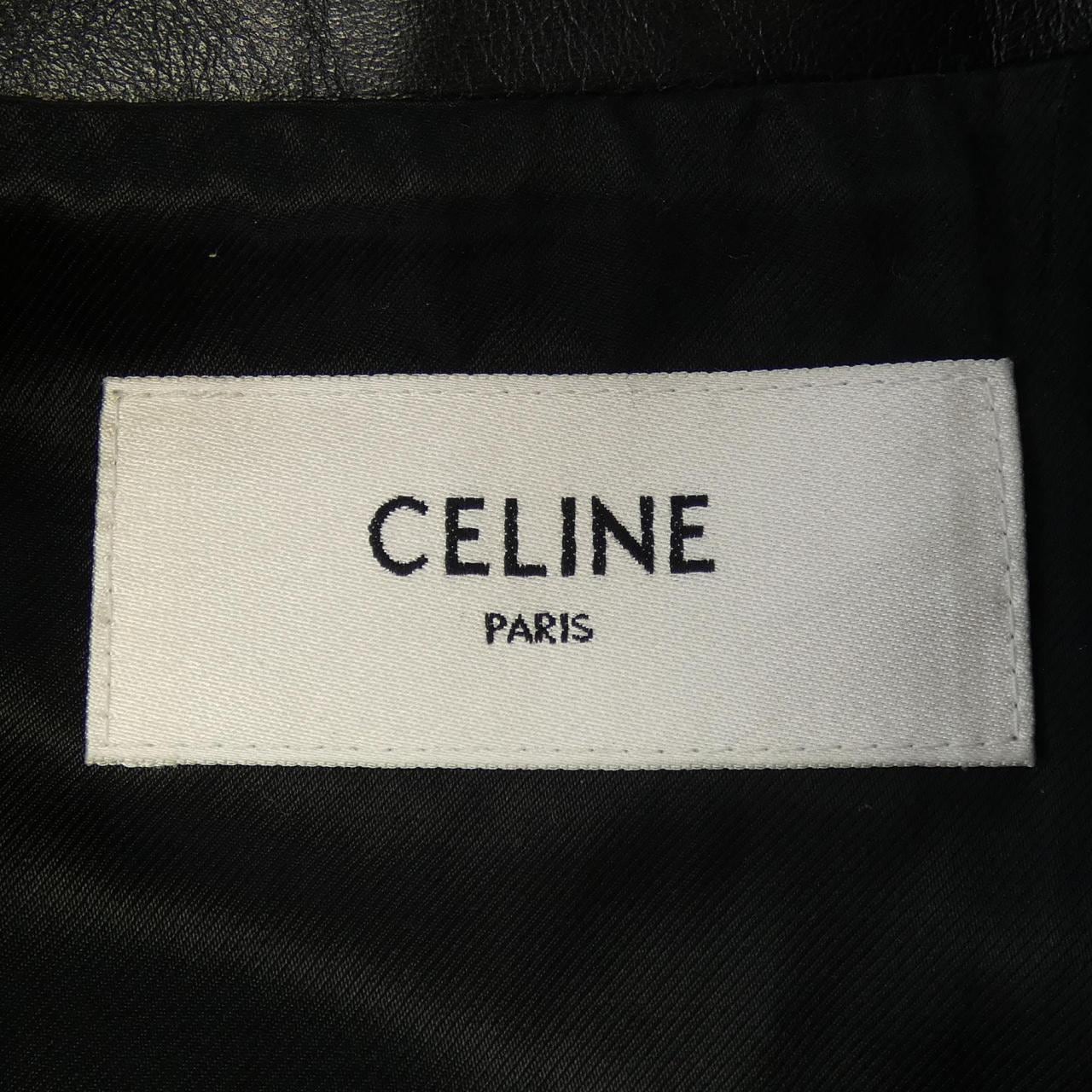 セリーヌ CELINE クラシックバイカージャケット 2E158599E レザーライダースジャケット