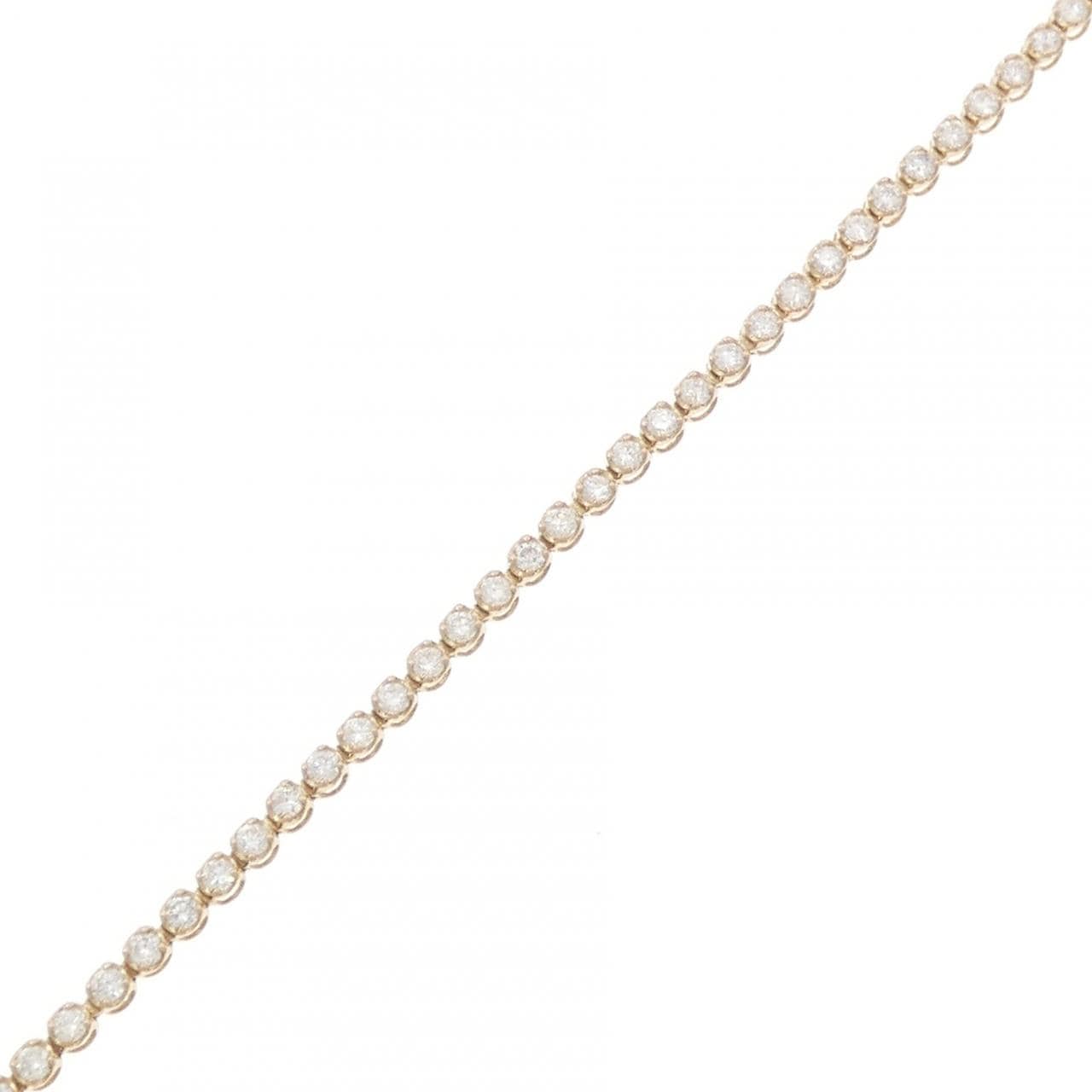 K18PG ダイヤモンド ブレスレット 1.04CT