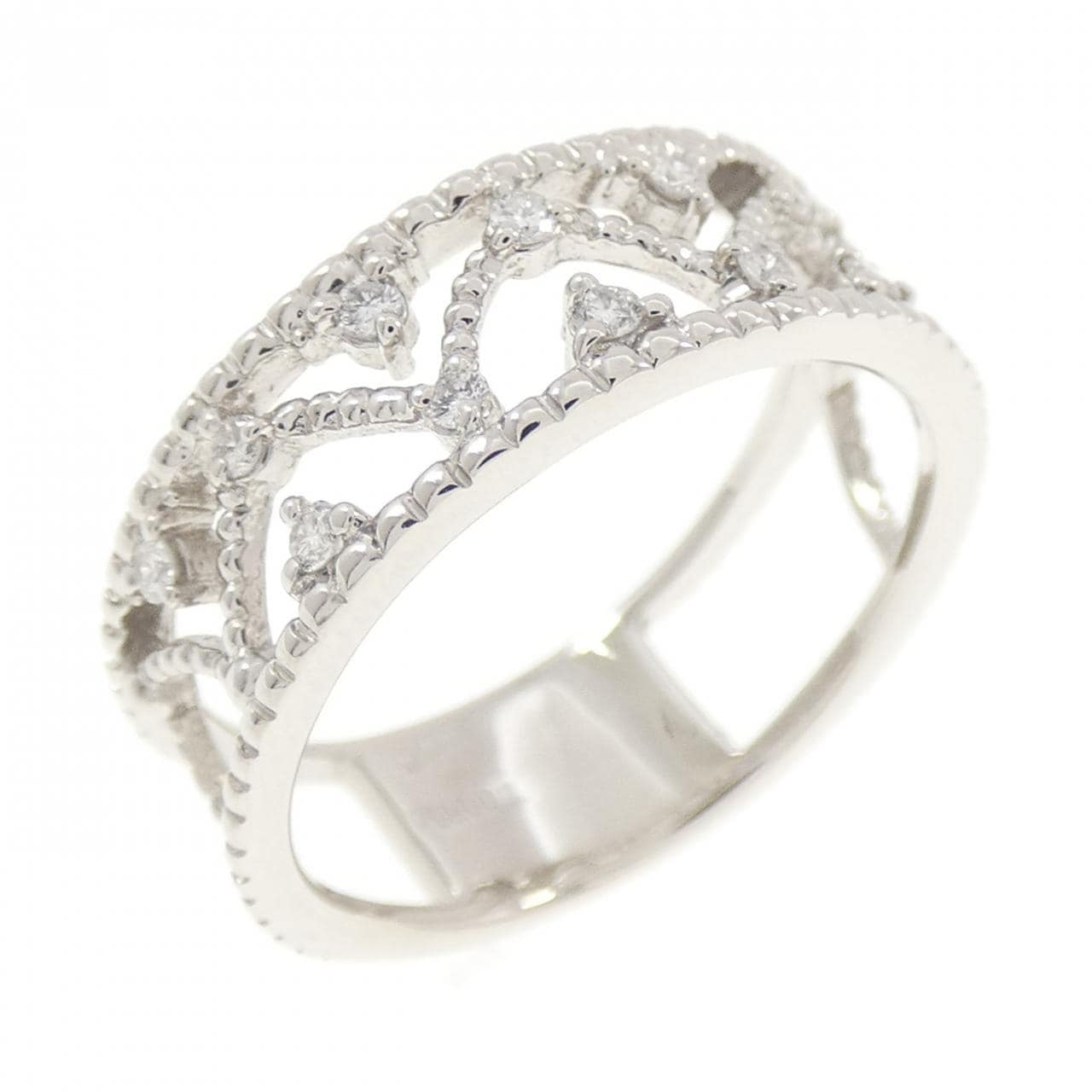 PT900 ダイヤモンド リング 0.10CT