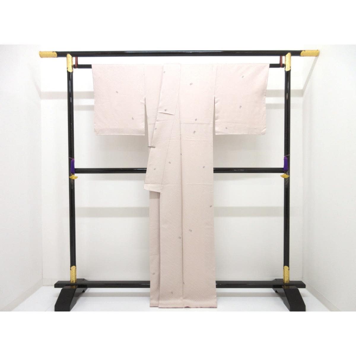 小紋　刺繍加工