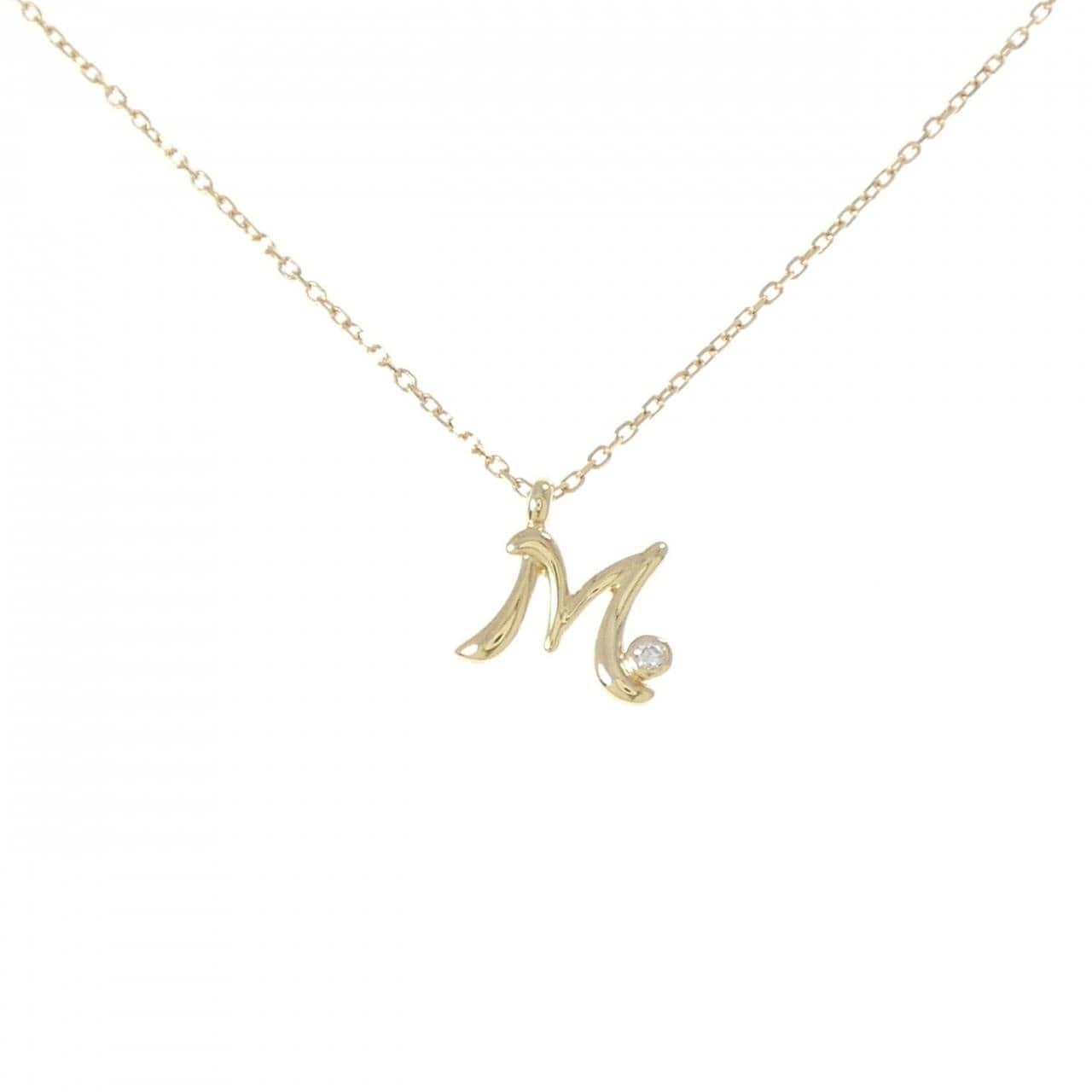 ポンテヴェキオ イニシャル ネックレス 0.01CT
