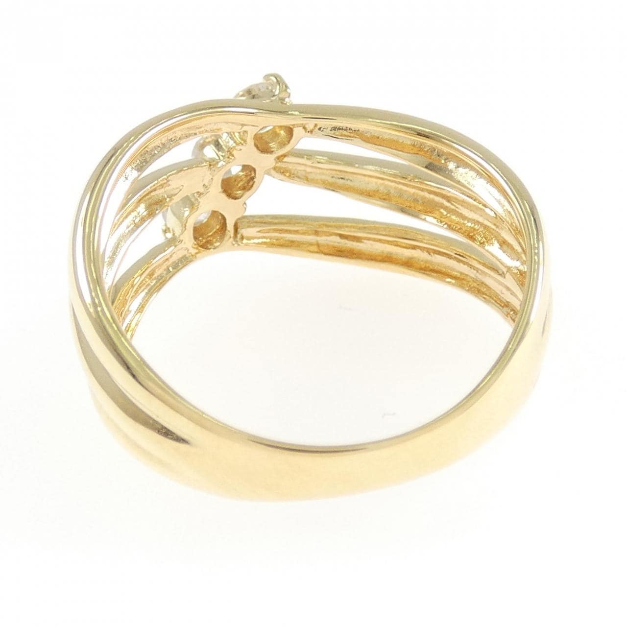 K18YG ダイヤモンド リング 0.27CT
