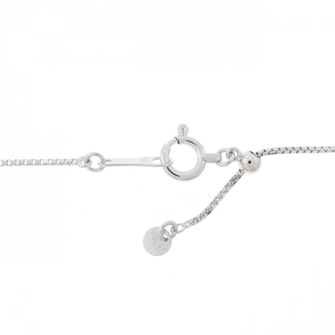 K18WG ダイヤモンド ネックレス 0.91CT