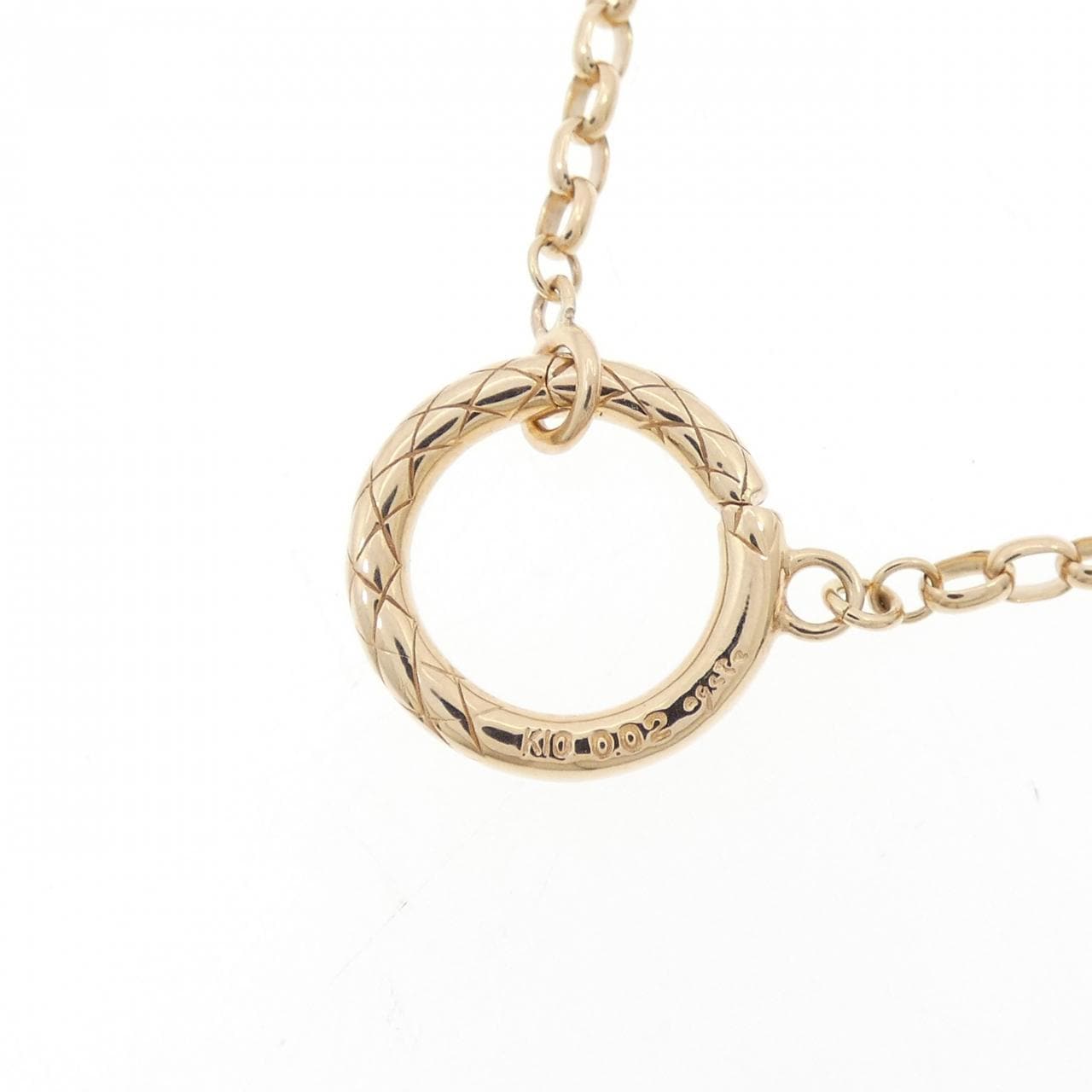 アガット ダイヤモンド ネックレス 0.02CT