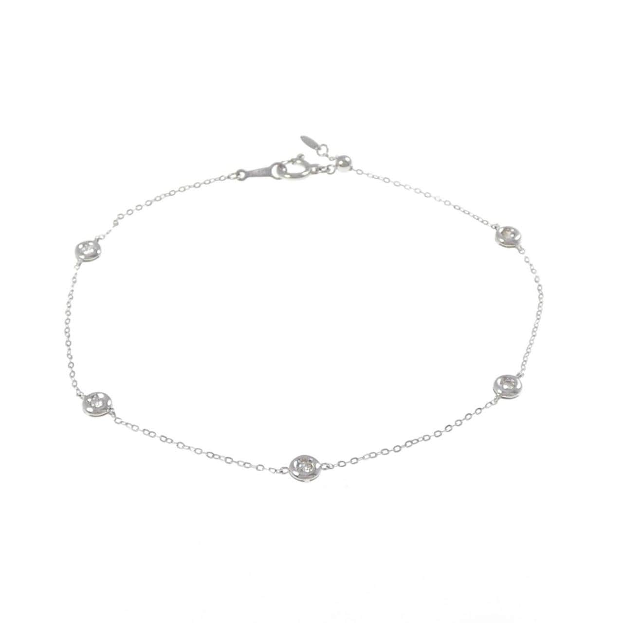 PT950/PT850 ダイヤモンド ブレスレット 0.10CT