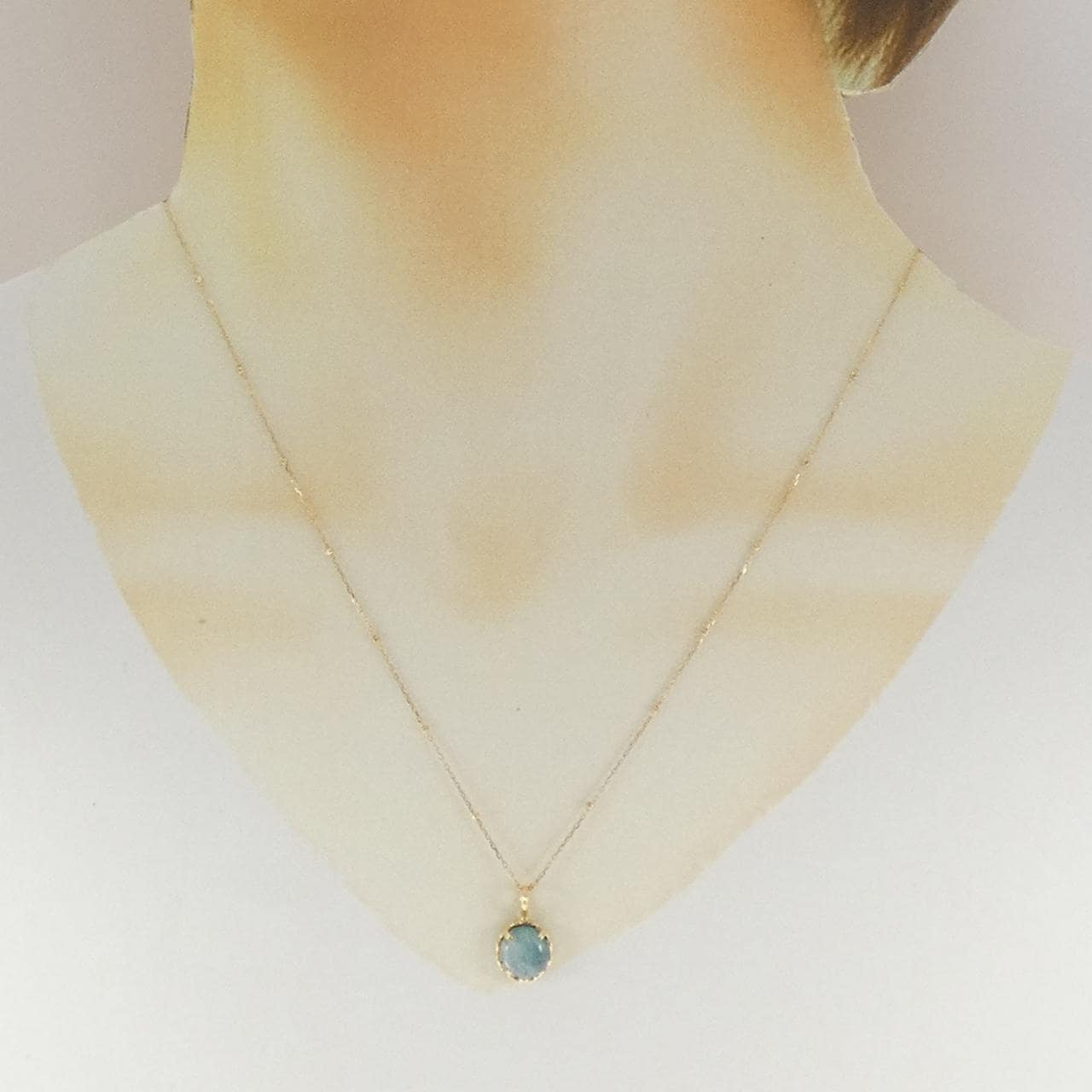 アガット ムーンストーン ネックレス