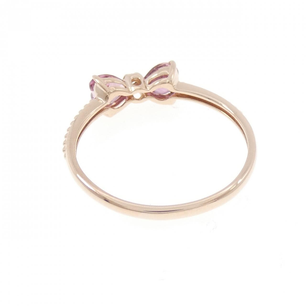 K10PG リボン トルマリン リング