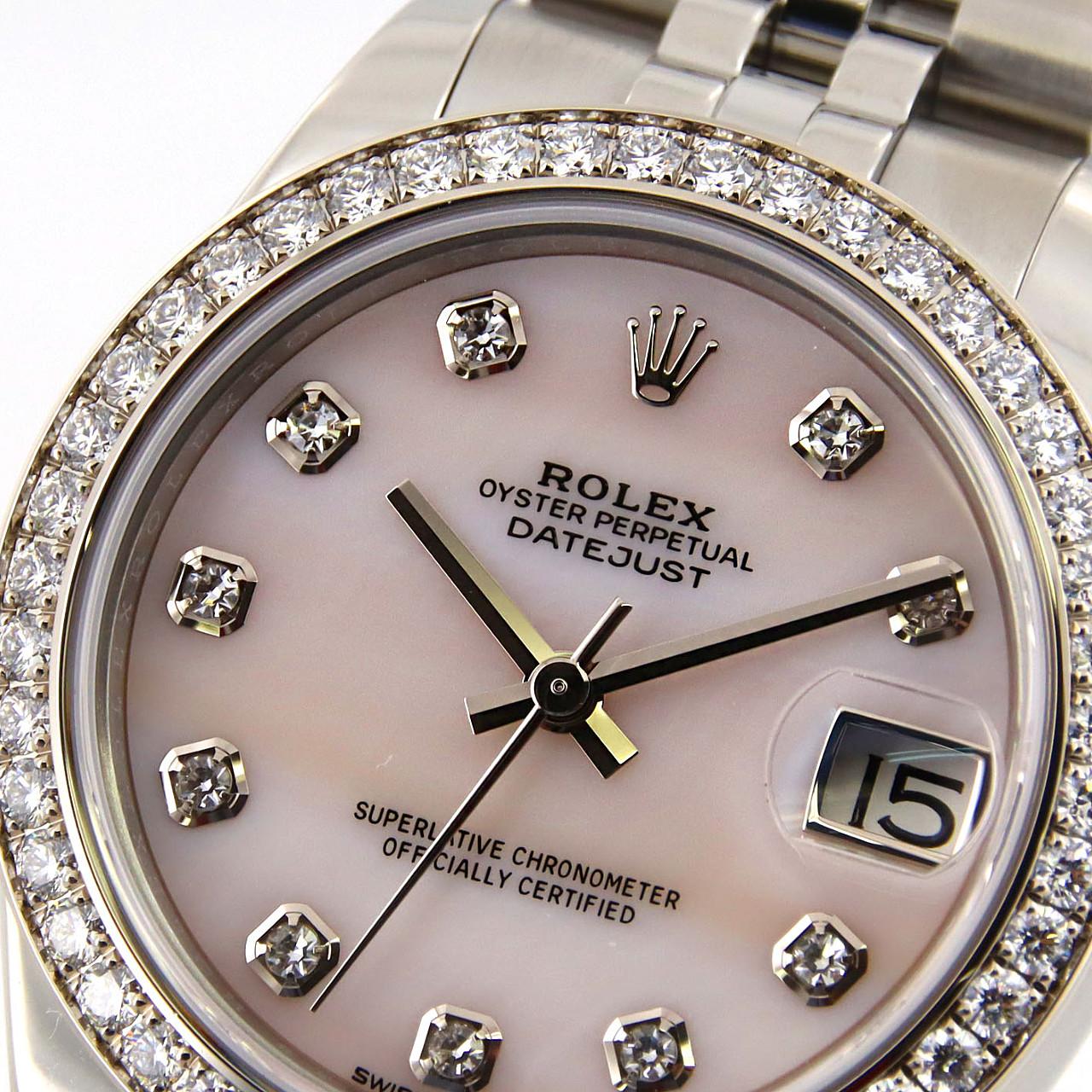 ROLEX Datejust 178384NG SSxWG自动上弦随机编号