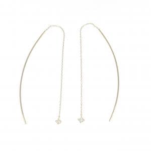 K18YG ダイヤモンド ピアス 0.12CT