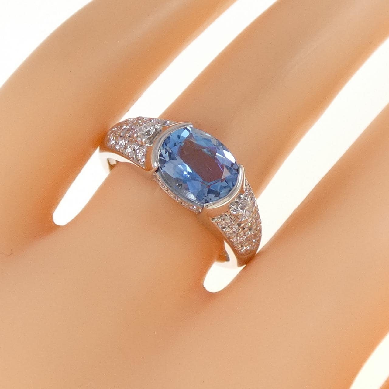 PT900 アクアマリン リング 1.54CT
