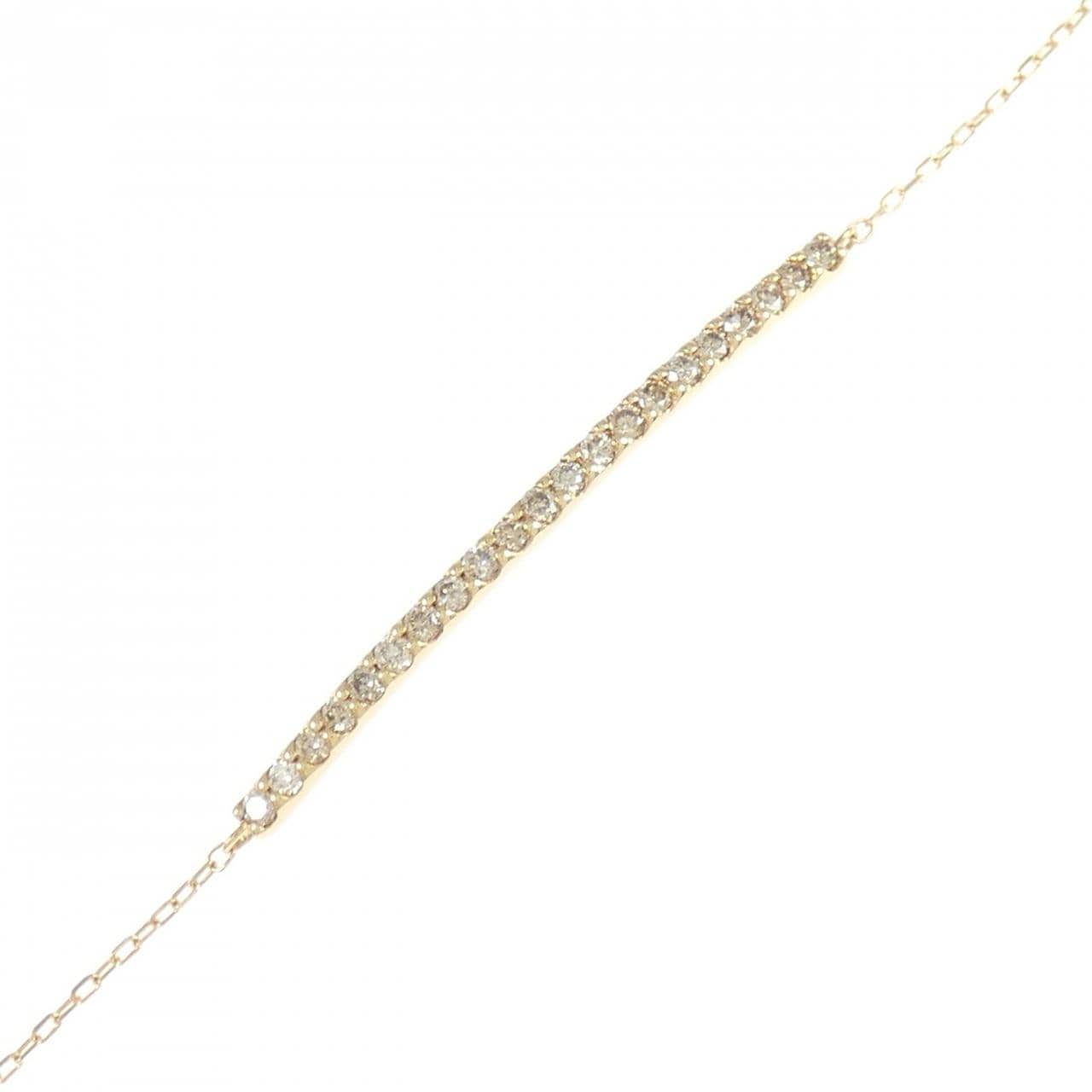 K18YG ダイヤモンド ブレスレット 0.20CT